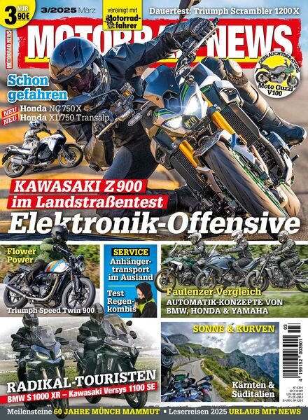 Motorrad News – Marz 2025 Cover