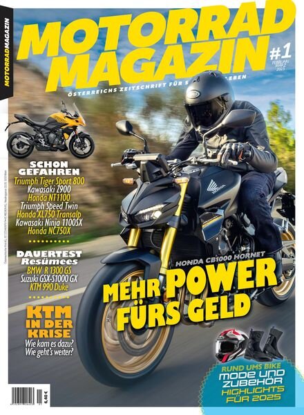 Motorradmagazin – Februar-Marz 2025 Cover