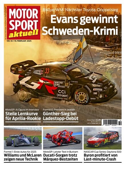 Motorsport aktuell – 18 Februar 2025 Cover