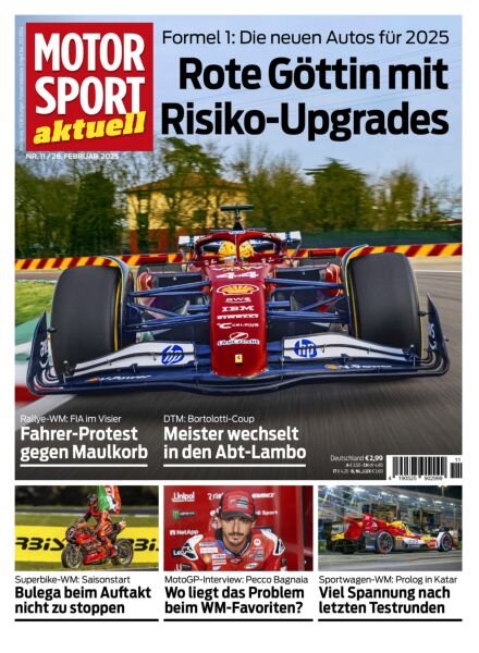 Motorsport aktuell – 25 Februar 2025 Cover