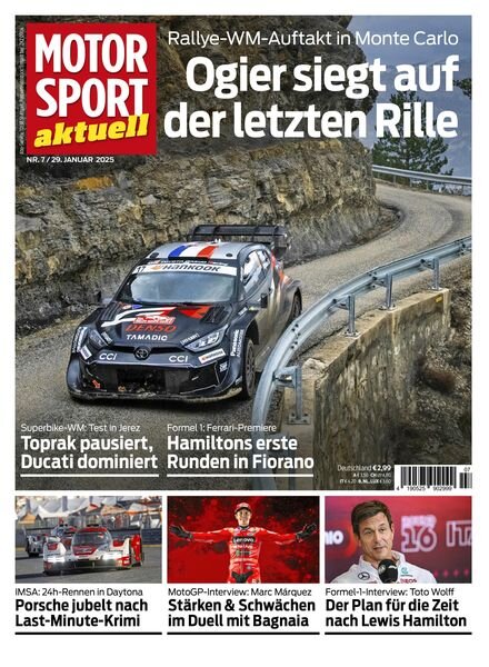 Motorsport aktuell – 28 Januar 2025 Cover