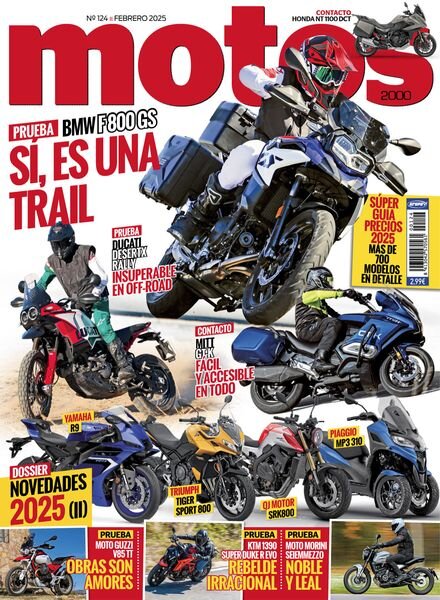 Motos 2000 – Febrero 2025 Cover