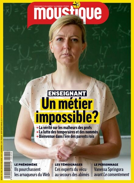 Moustique Magazine – 29 Janvier 2025 Cover