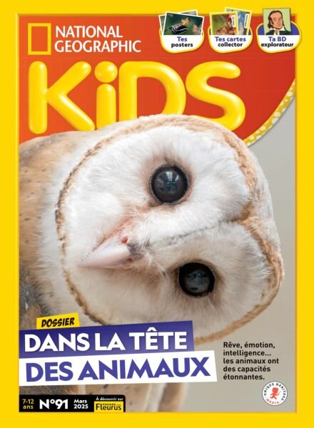National Geographic Kids France – Mars 2025 Cover