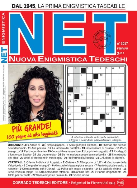 Nuova Enigmistica Tascabile – Febbraio-Marzo 2025 Cover