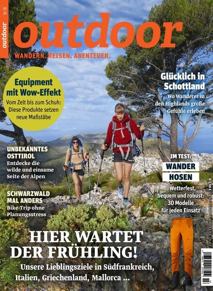 Outdoor – Marz 2025 Cover