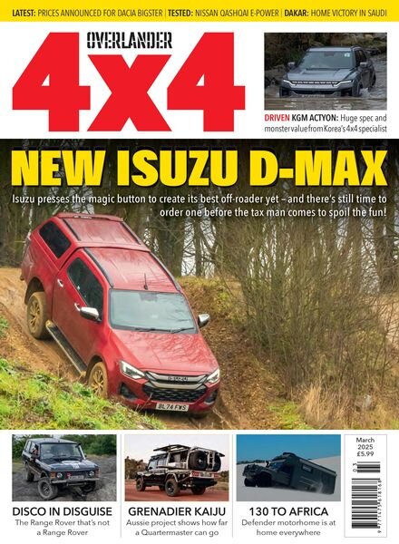 Overlander 4×4 – March 2025 Cover