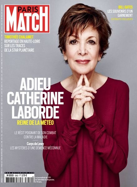 Paris Match – 30 Janvier 2025 Cover