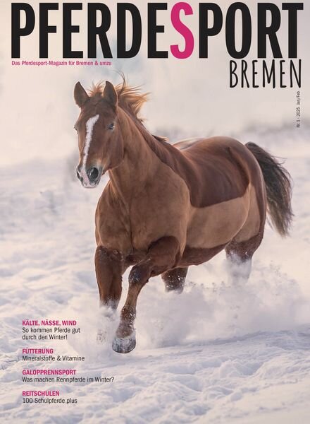 Pferdesport Bremen – Januar-Februar 2025 Cover