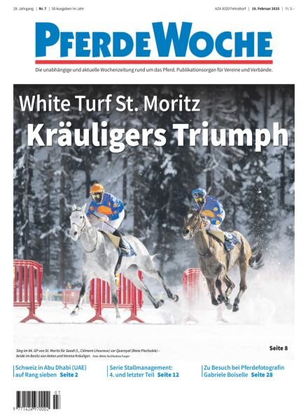 PferdeWoche – 19 Februar 2025 Cover
