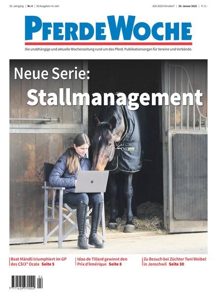 PferdeWoche – 29 Januar 2025 Cover