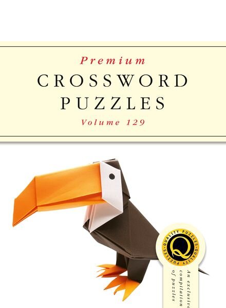Premium Crossword Puzzles – Issue 129 2025 Cover