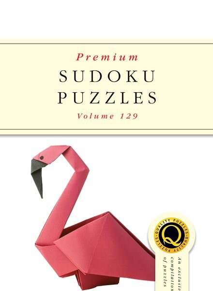 Premium Sudoku Puzzles – Issue 129 2025 Cover