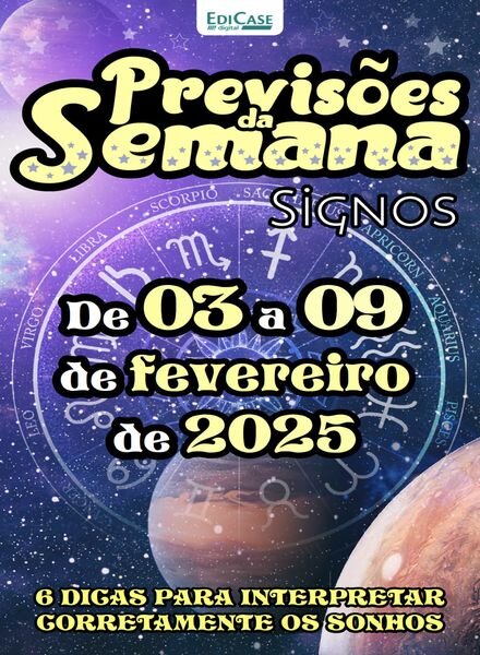 Previsoes da Semana – 3 Fevereiro 2025 Cover
