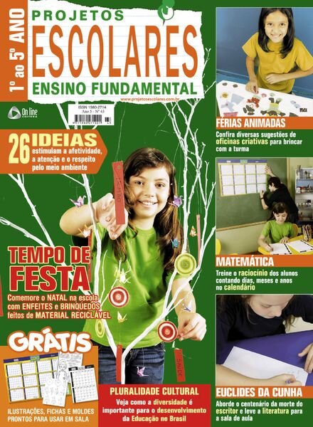 Projetos Escolares Ensino Fundamental – Janeiro 2025 Cover