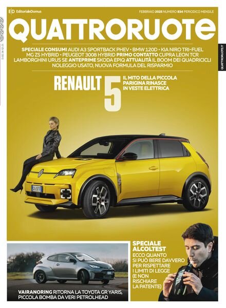 Quattroruote Italia – Febbraio 2025 Cover