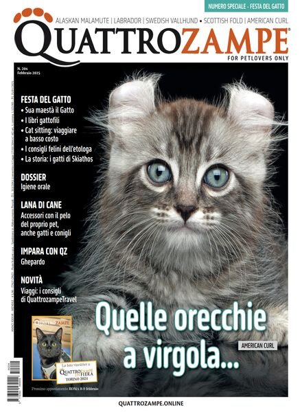 QuattroZampe – Febbraio 2025 Cover