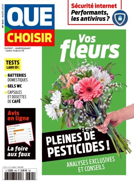 Que Choisir – Mars 2025 Cover