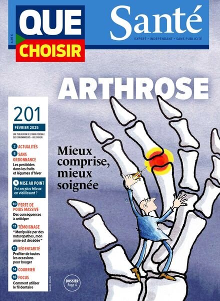Que Choisir Sante – Fevrier 2025 Cover