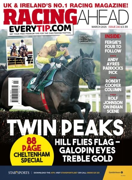 Racing Ahead – March 2025 Cover