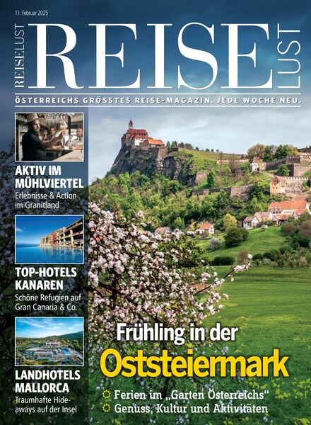 Reiselust – 11 Februar 2025 Cover