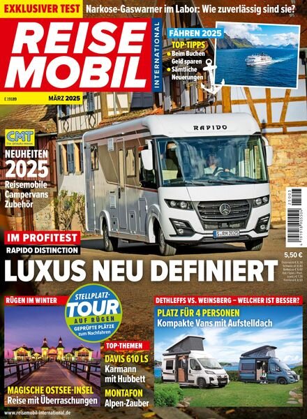Reisemobil International – Marz 2025 Cover