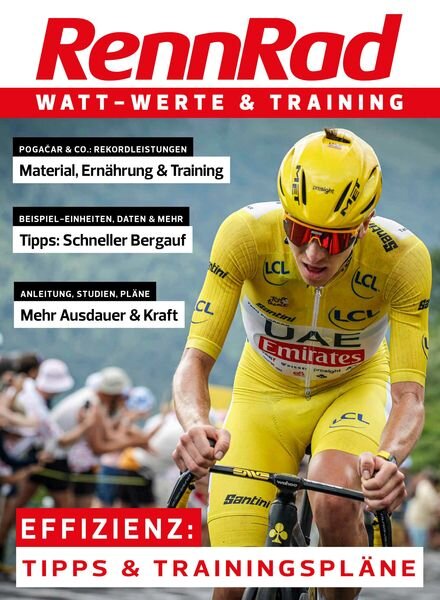 RennRad – Watt-Werte Spezial 2025 Cover