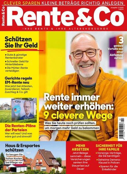 Rente & Co – Februar 2025 Cover