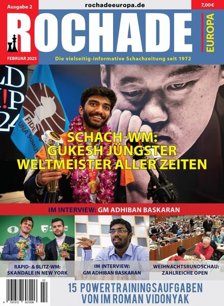 Rochade Europa – Februar 2025 Cover