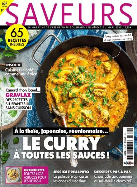 Saveurs France – Mars 2025 Cover
