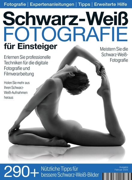 Schwarz-Weiss-Fotografie fur Einsteiger – Februar 2025 Cover
