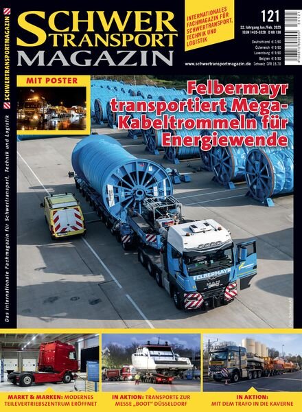 Schwertransportmagazin – Januar-Februar 2025 Cover