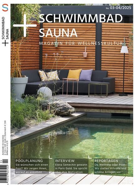 Schwimmbad & Sauna – Marz-April 2025 Cover