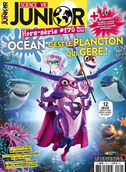 Science & Vie Junior – Hors-Serie N 170 – Mars 2025 Cover