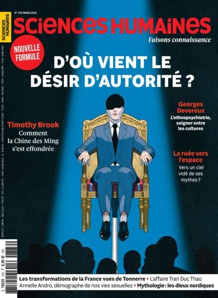 Sciences Humaines – Mars 2025 Cover