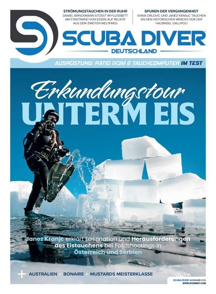 Scuba Diver – Germany – Februar 2025 Cover