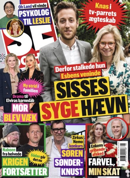 SE og HOR – 20 Februar 2025 Cover