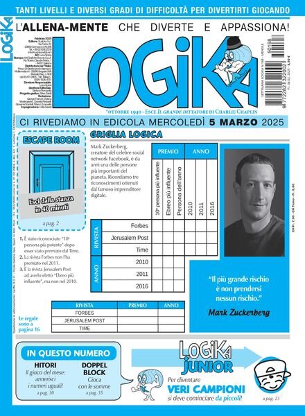 Settimana Logika – Febbraio 2025 Cover