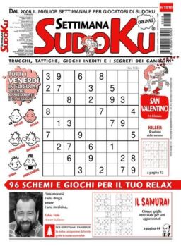 Settimana Sudoku – 14 Febbraio 2025