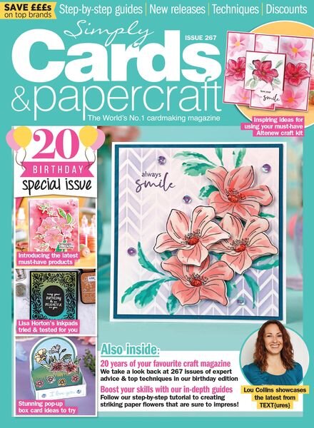 Simply Cards & Papercraft – Issue 267 2025 Cover