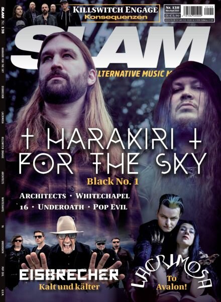 SLAM Alternative Music Magazine – Marz-April 2025 Cover