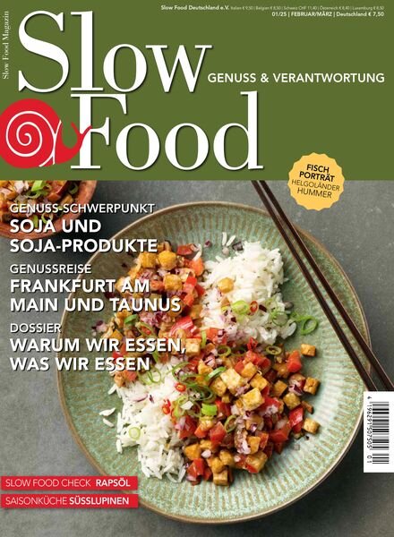 Slow Food Magazin – Februar 2025 Cover