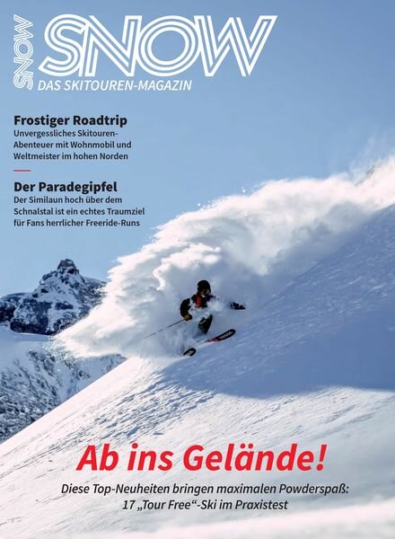 Snow – Skitouren-Extra Nr 2 2025 Cover