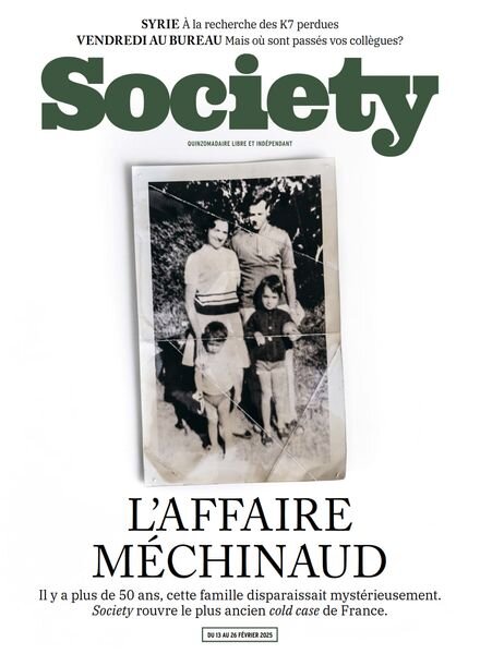 Society – 13 Fevrier 2025 Cover