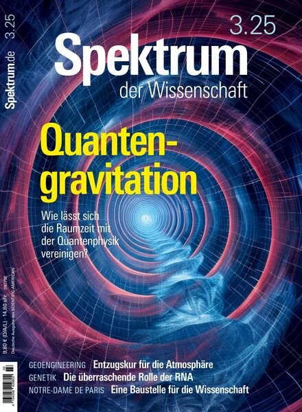 Spektrum der Wissenschaft – Marz 2025 Cover