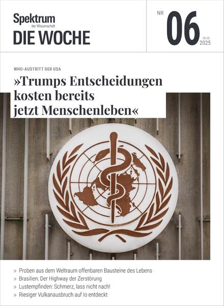 Spektrum Die Woche – 6 Februar 2025 Cover