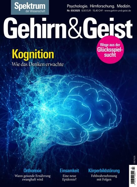 Spektrum Gehirn&Geist – Marz 2025 Cover