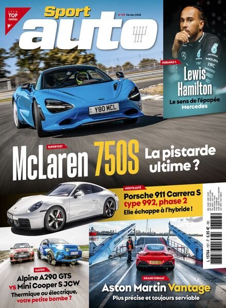 Sport Auto France – Fevrier 2025 Cover