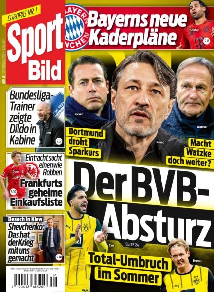 Sport Bild – 19 Februar 2025 Cover