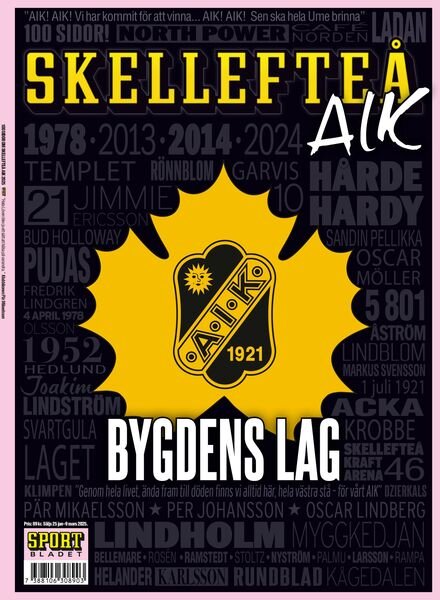 Sportbiblar – 25 Januari 2025 Cover